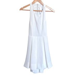Lulu's White Open Back Dress Size Small